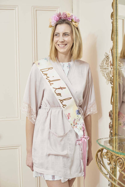 Blossom Girls 'Bride To Be' Sash Wedding Accessory