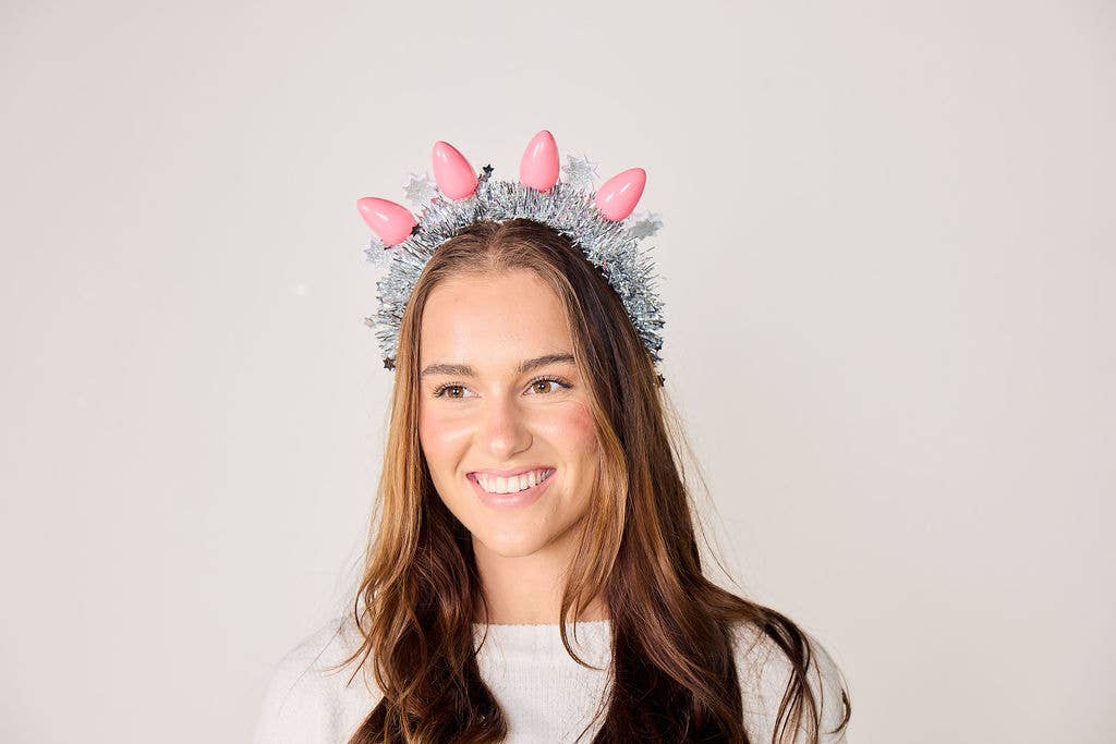 Tinsel Topper Novelty Headband - 1 pk