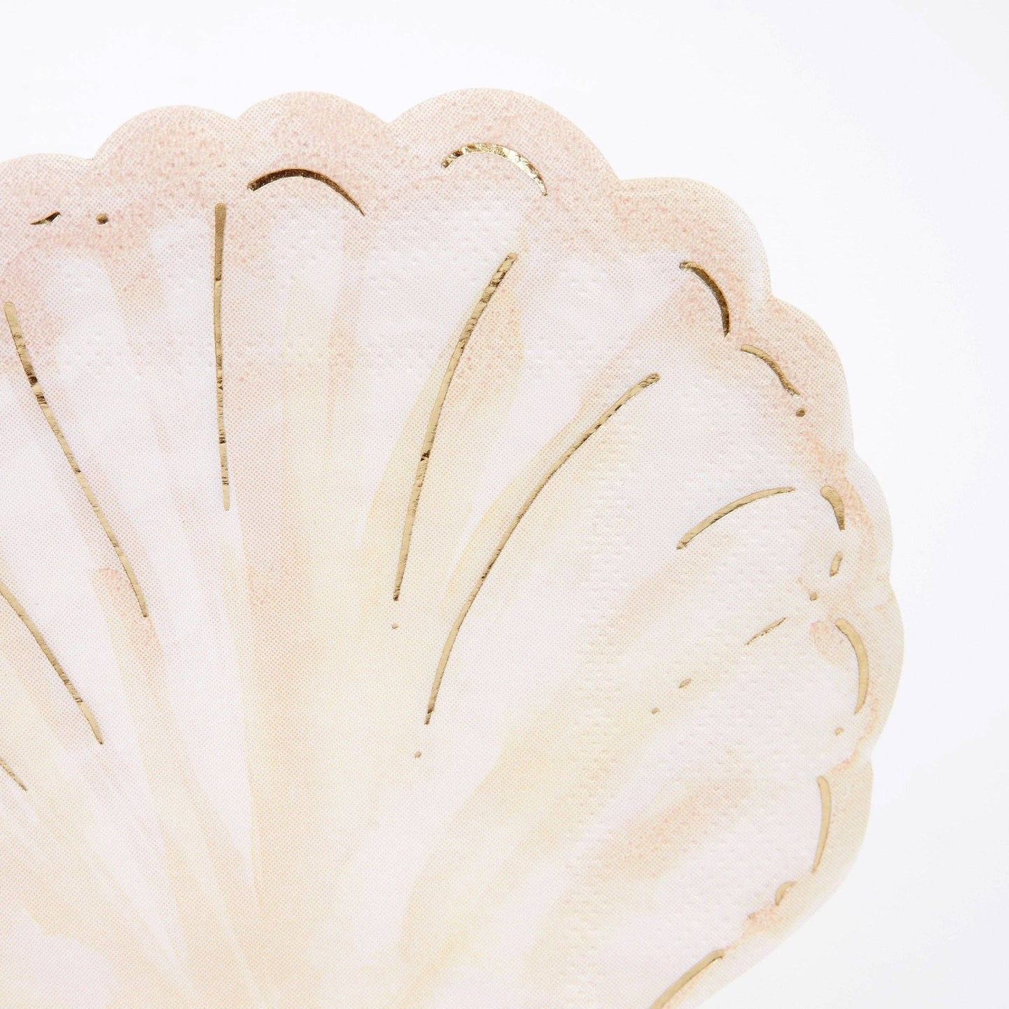Watercolour Clam Shell Napkins - 16 pk