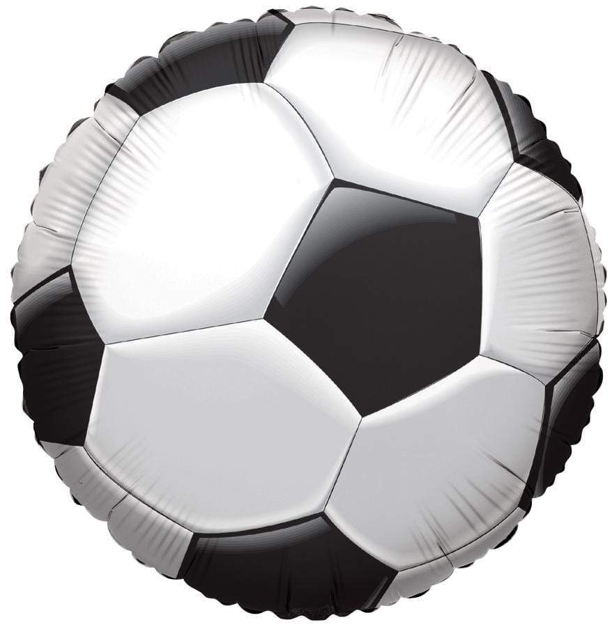 18" Sport Soccer foil Balloon with helium