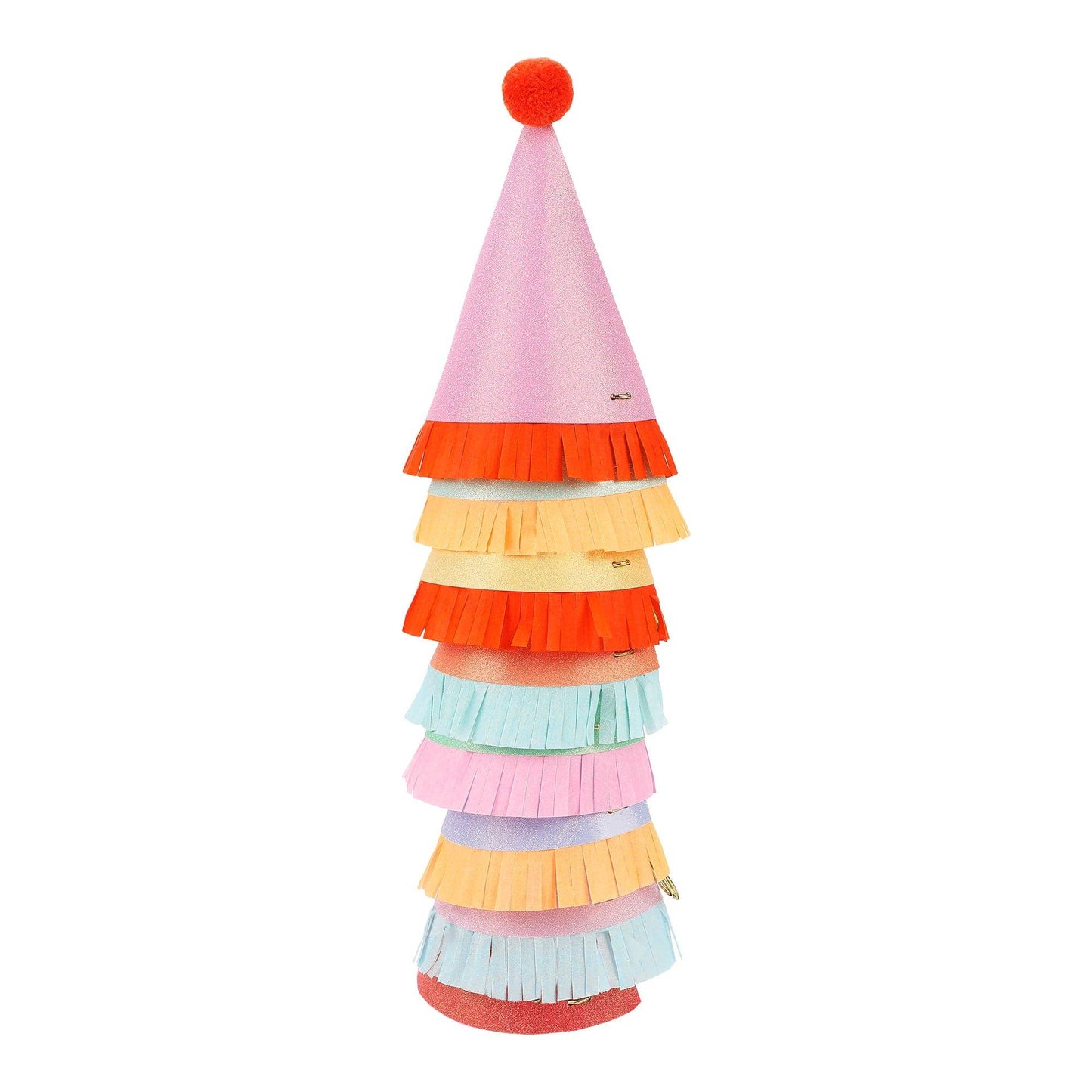 Top Off The Fun Mini Glitter Party Hats Set - 8 pk