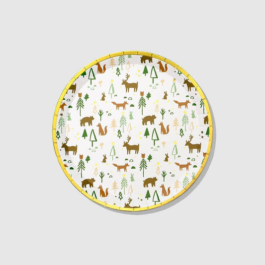 Woodland Wonders Large Paper Party Plates - 10 pk