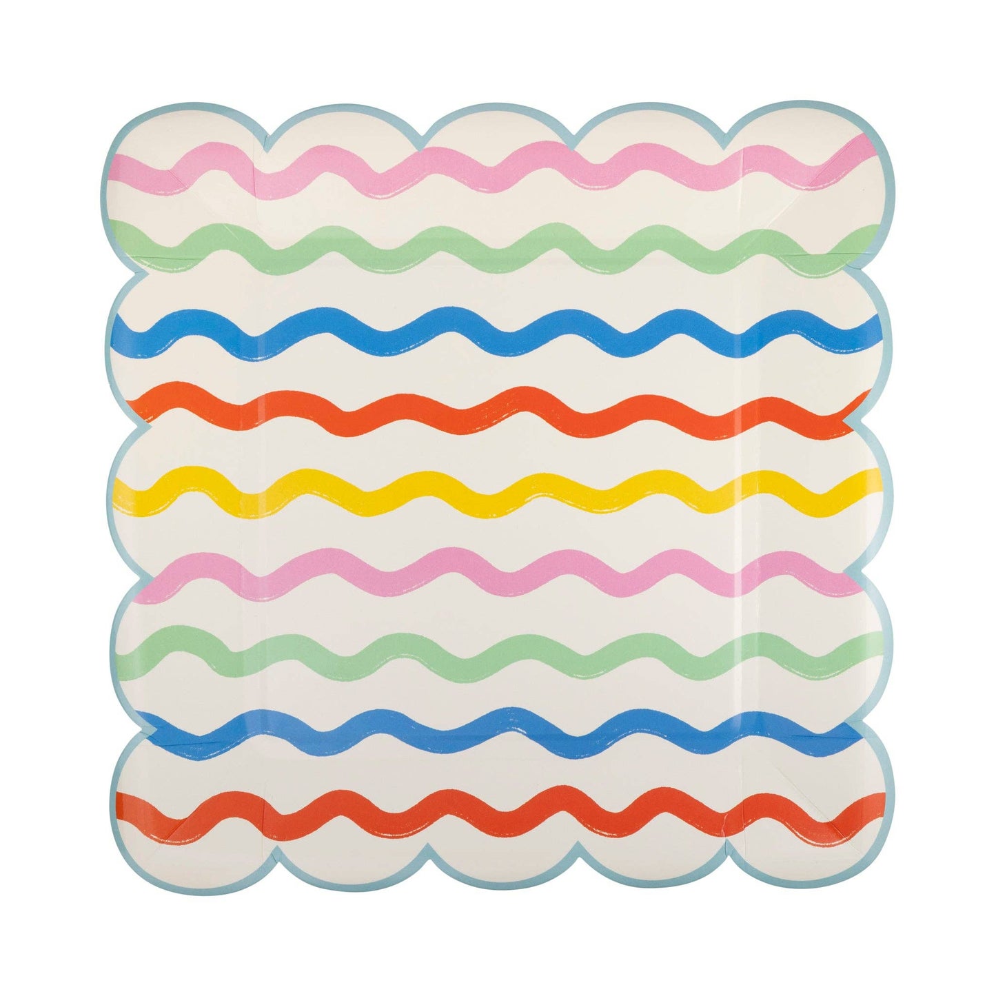 Ric Rac Striped Plate - 8 pk