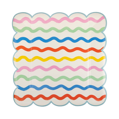 Ric Rac Striped Plate - 8 pk
