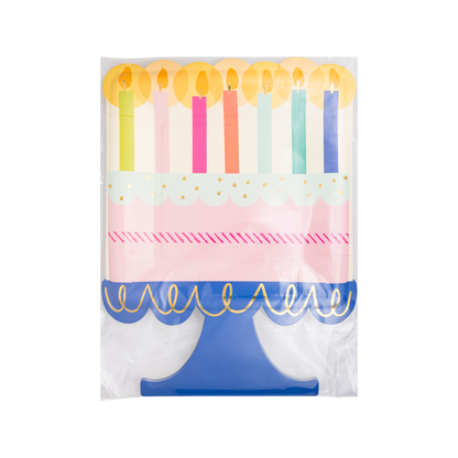 Cake Shaped Paper Plate- 12 pk