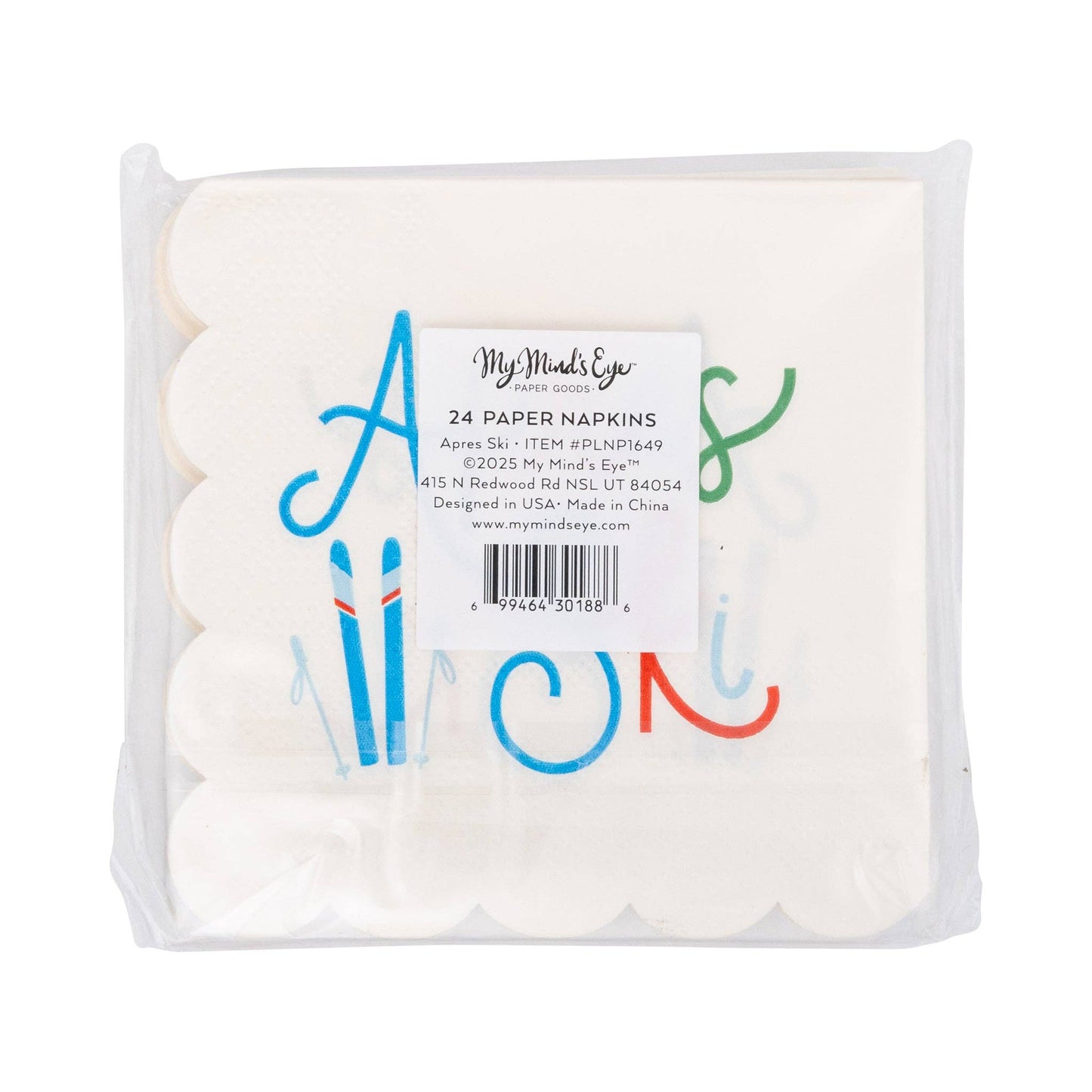 Apres Ski Cocktail Napkin - 24 pk