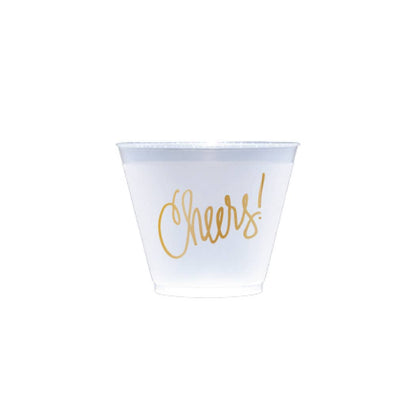 Cheers! | Frosted Cups (3 sizes): 12 Ounce