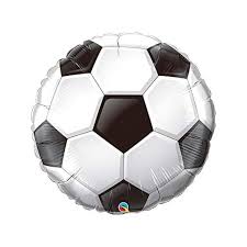 36" Sport Soccer foil Balloon with helium