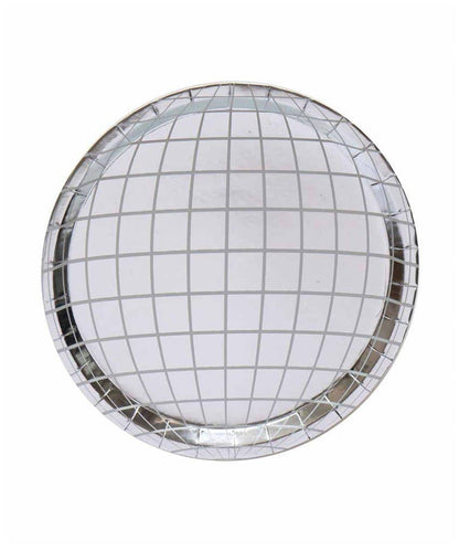 Novelty Plates - Disco Ball- 8 pk