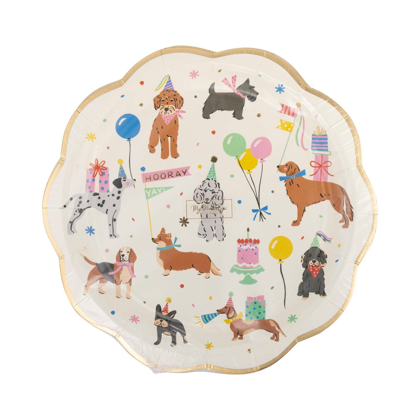 Dog Party Plate - 8 pk