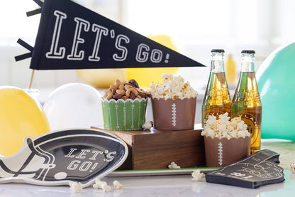 Football Jumbo Baking/Food Cups- 40 pk
