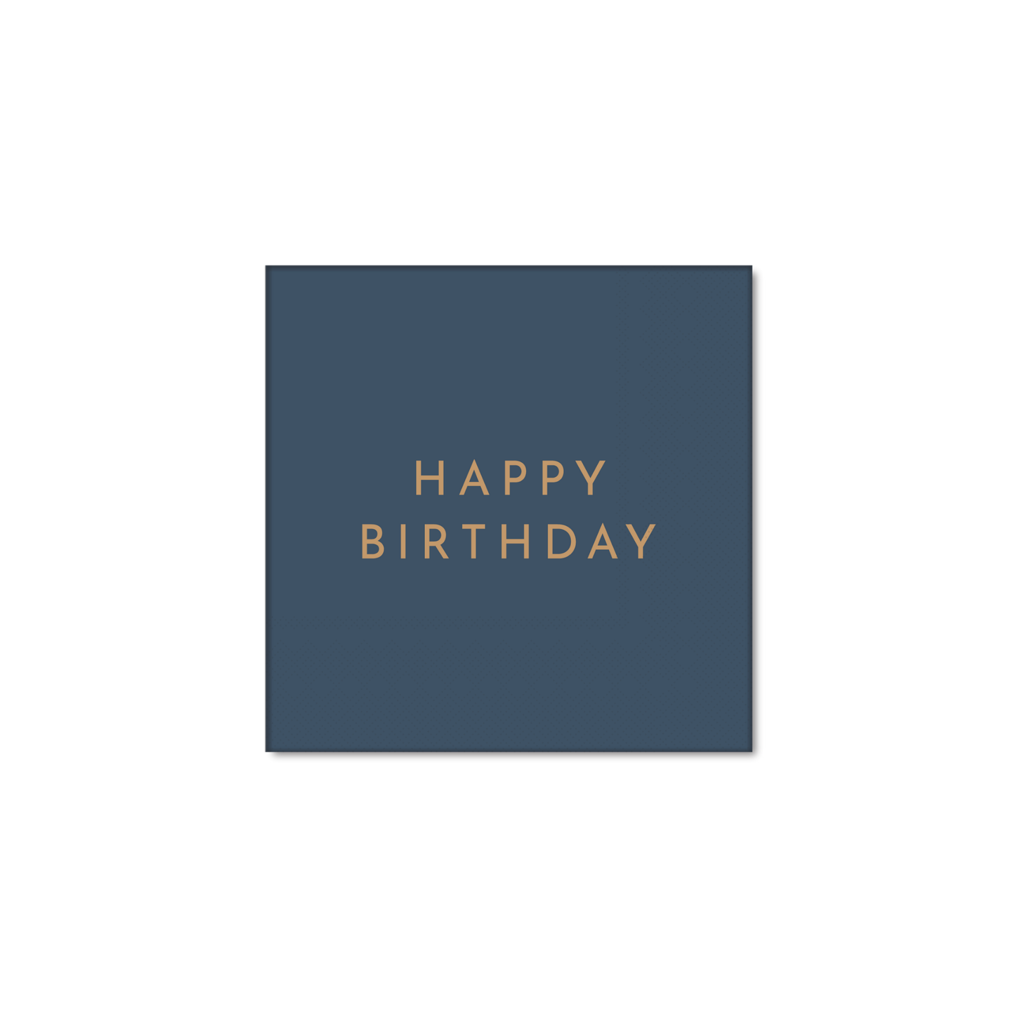 MIDNIGHT BLUE SIGNATURE HAPPY BIRTHDAY COCKTAIL NAPKINS - 20 pk