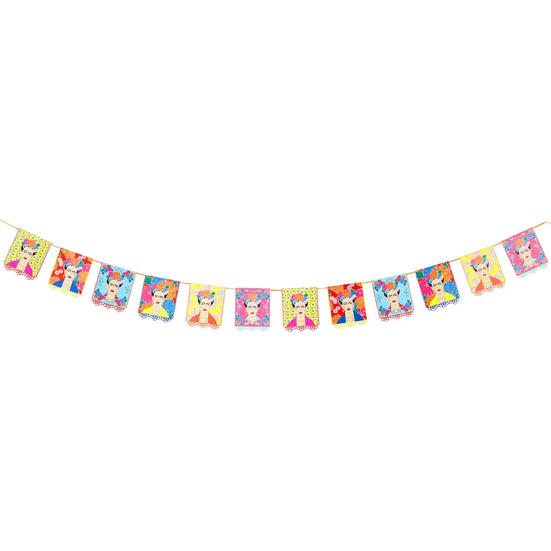 Boho Frida Kahlo Garland - 10ft