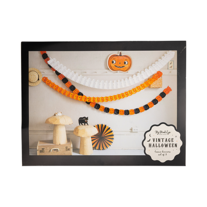 Tissue Honeycomb Garland Set - 3 pk