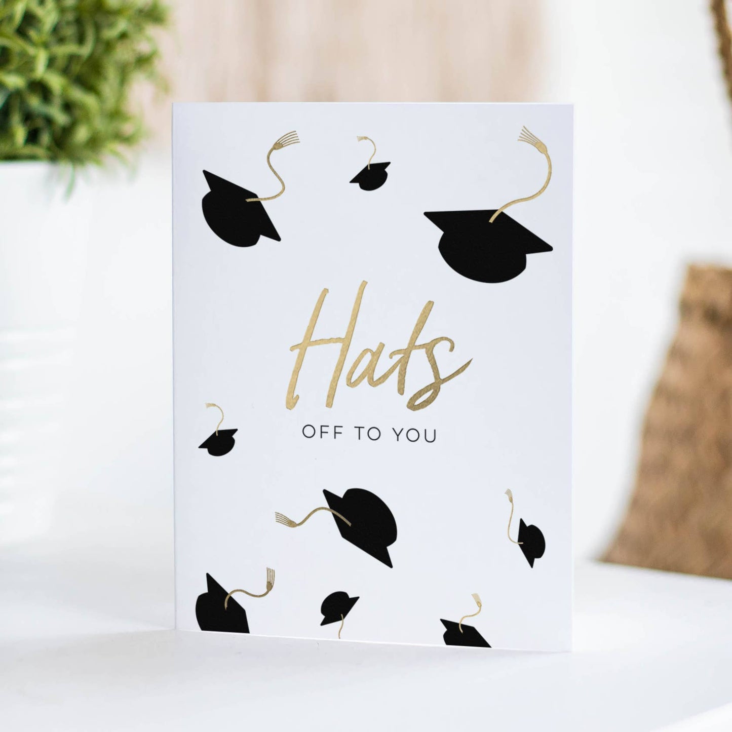 Hat Toss – Graduation Greeting Cards