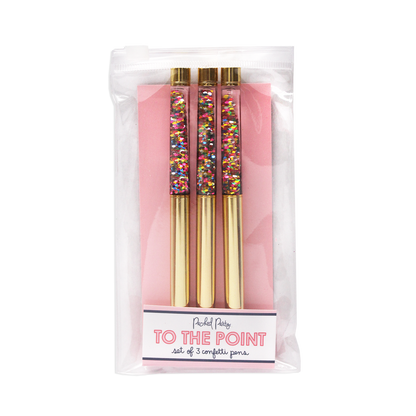 To The Point Confetti Pen Set