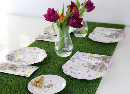 Artificial Grass Table Runner, Easter Décor