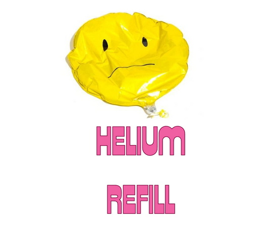 Helium refill on your own balloons