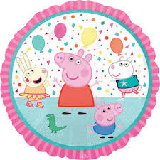 18” Peppa Pig party Balloon with helium