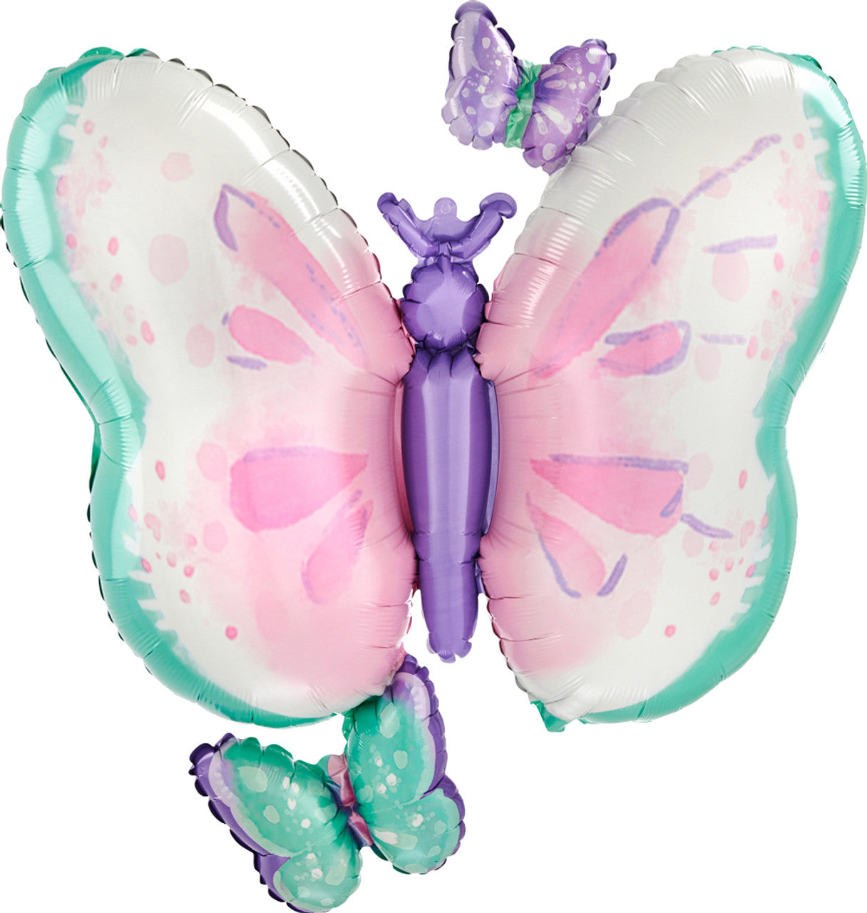29" butterfly flutter foil balloon