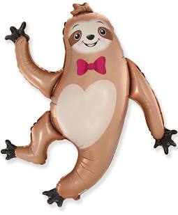 36"  Sloth Foil Balloon