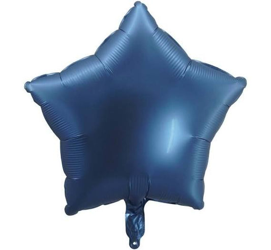 18" dark blue foil star