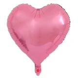 18” light pink heart foil shape balloon