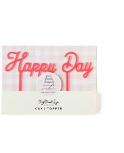 Happy Day cake topper - 1 pk