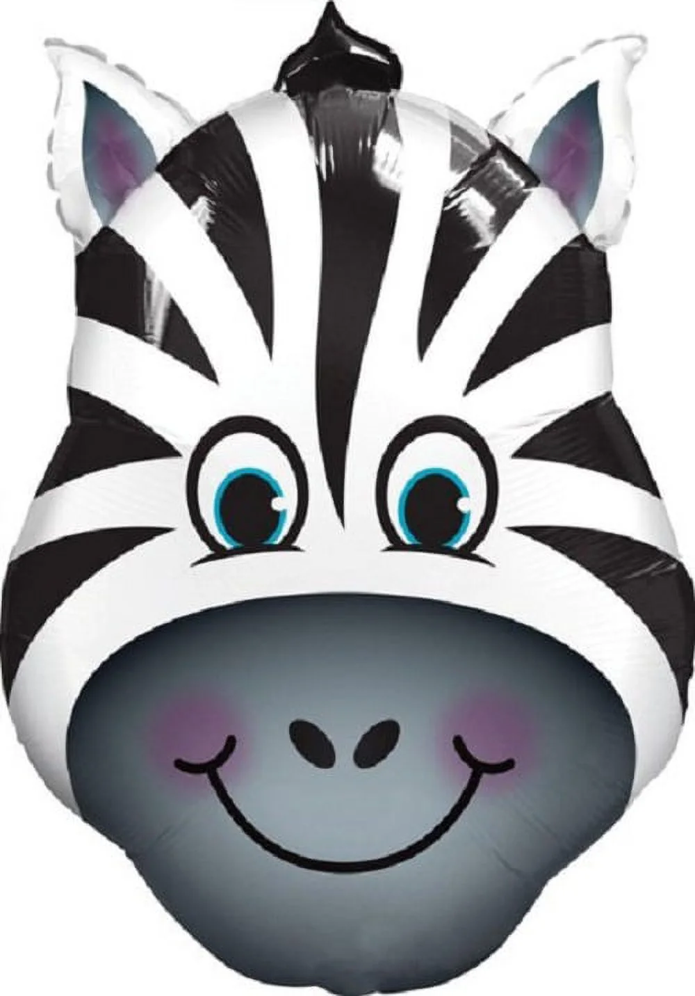 32"  zebra face Foil Balloon