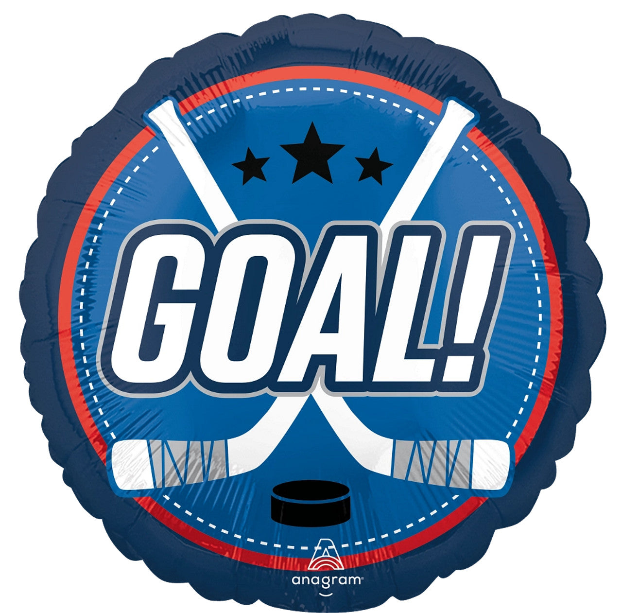 18" Hockey sticks GOAL Foil Balloon