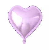 18" heart lilac foil balloon