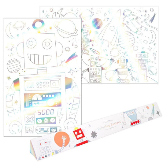 Space Coloring posters- 2 sheets per roll