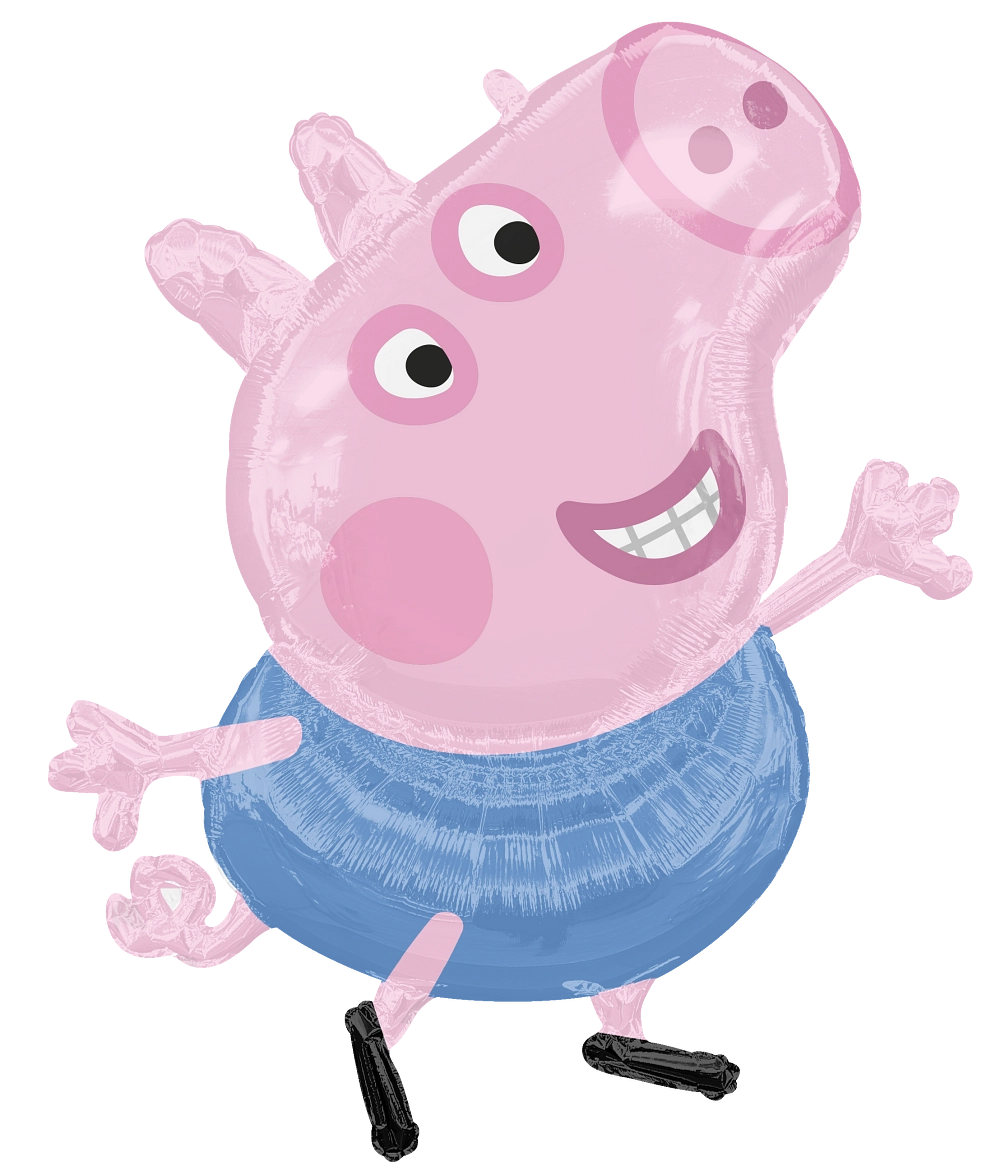 24” Peppa Pig GORGE pig Balloon with helium