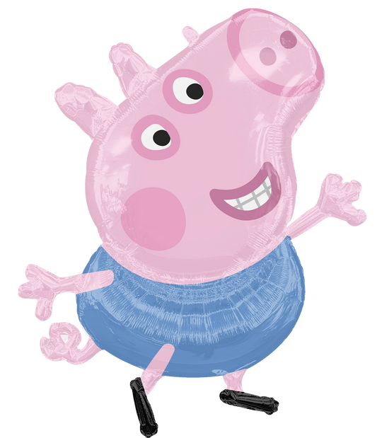 24” Peppa Pig GORGE pig Balloon with helium