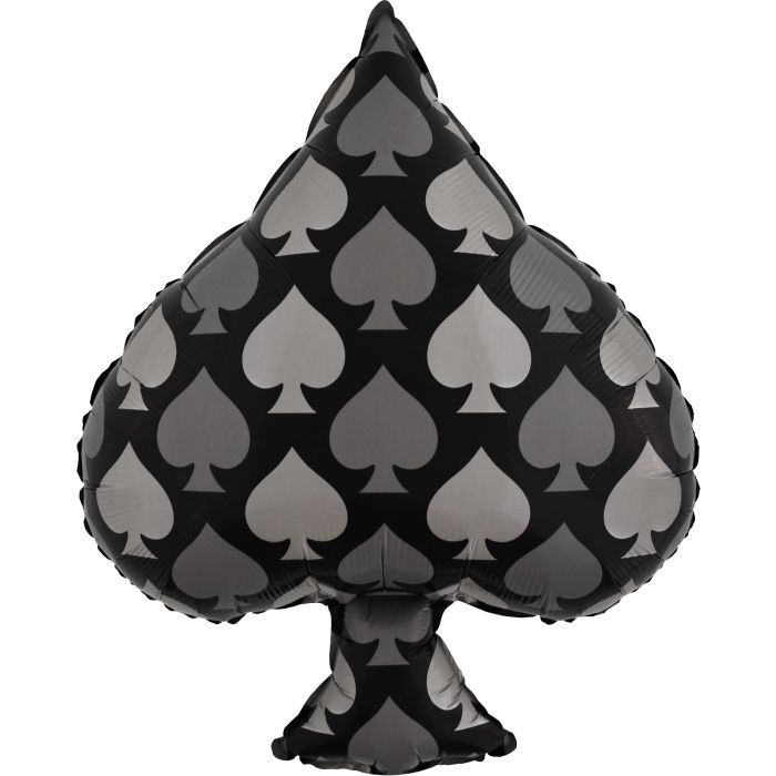 21" Casino Spade Balloon foil balloon