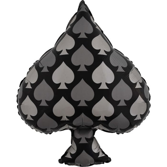 21" Casino Spade Balloon foil balloon
