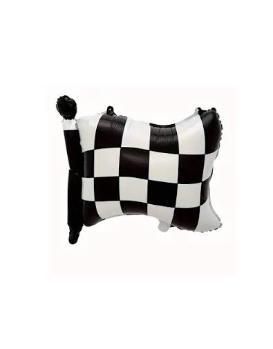 24" Checkered Flag foil Balloon