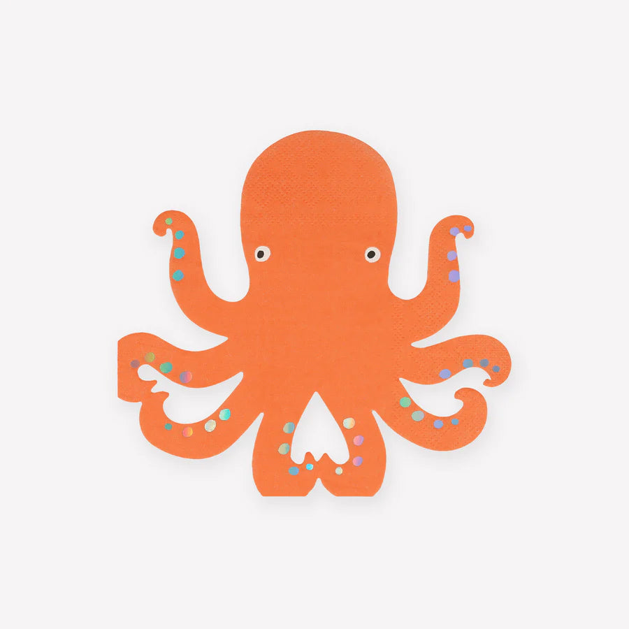 Octopus napkins- 16 pk.