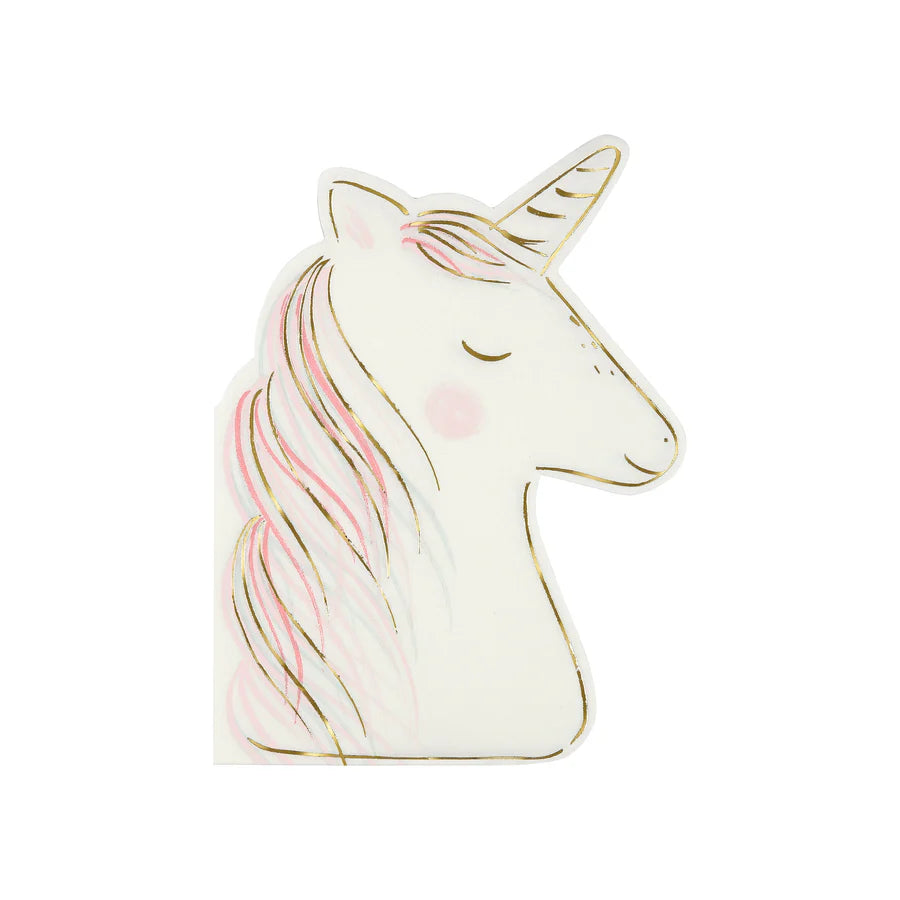 Magical unicorns napkins- 16 pk