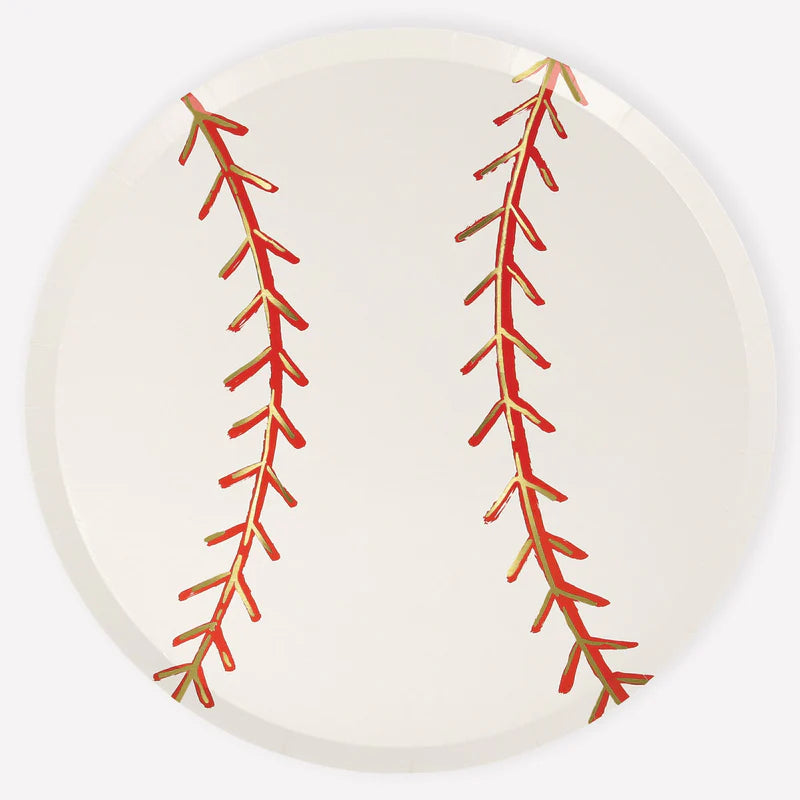 Baseball Plates - 8 pk.