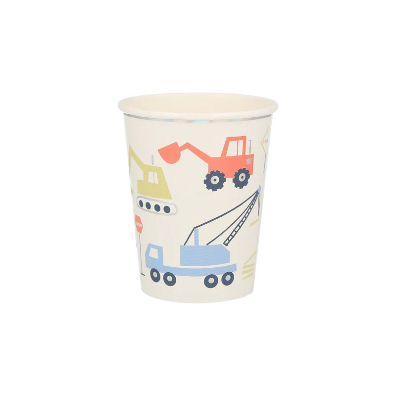 Construction Cups - 8 Pk.