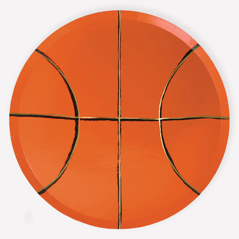 Basketball plates - 8 pk.