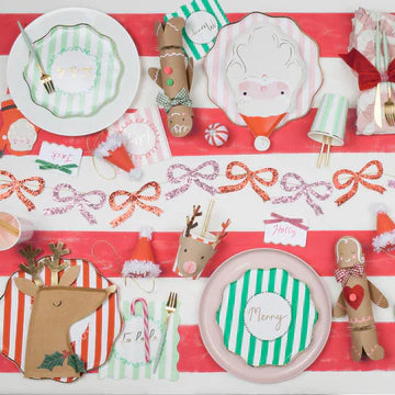 Velvet Bow Place Cards- 6 pk