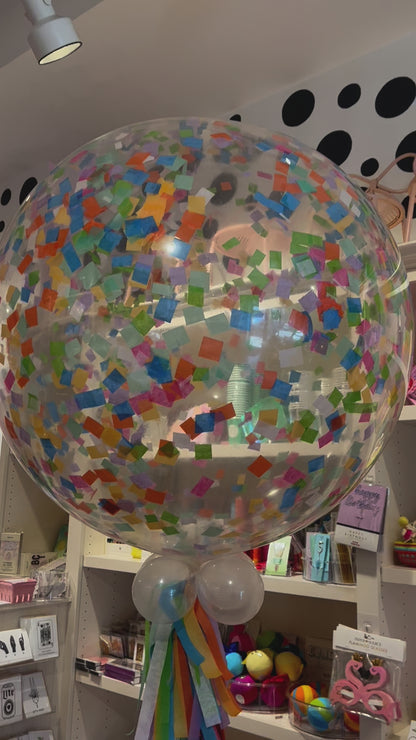 Confetti WOW/jumbo Helium balloon