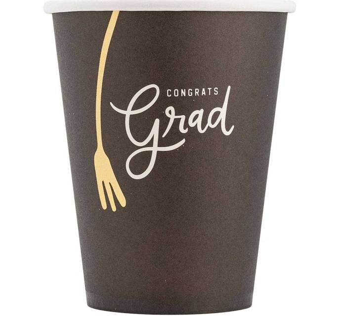 GRADUATION PAPER PARTY CUP 8 pk