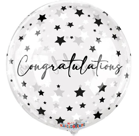18" inch kaleidoscope congratulations stars orbz