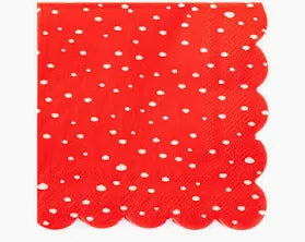 Dear Rudolph snow napkins - 24 pk