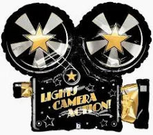 32" Lights Camera Action! Foil Balloon